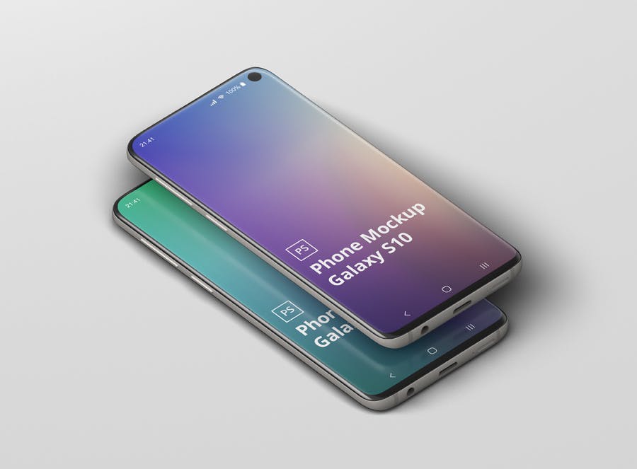 三星Galaxy S10智能手机普贤居精选样机模板 Phone Mockup Galaxy S10插图(12)