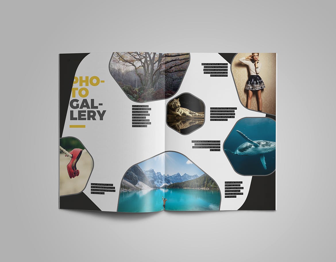 潮流时尚素材库精选杂志排版设计InDesign模板 InDesign Magazine Template插图(14)