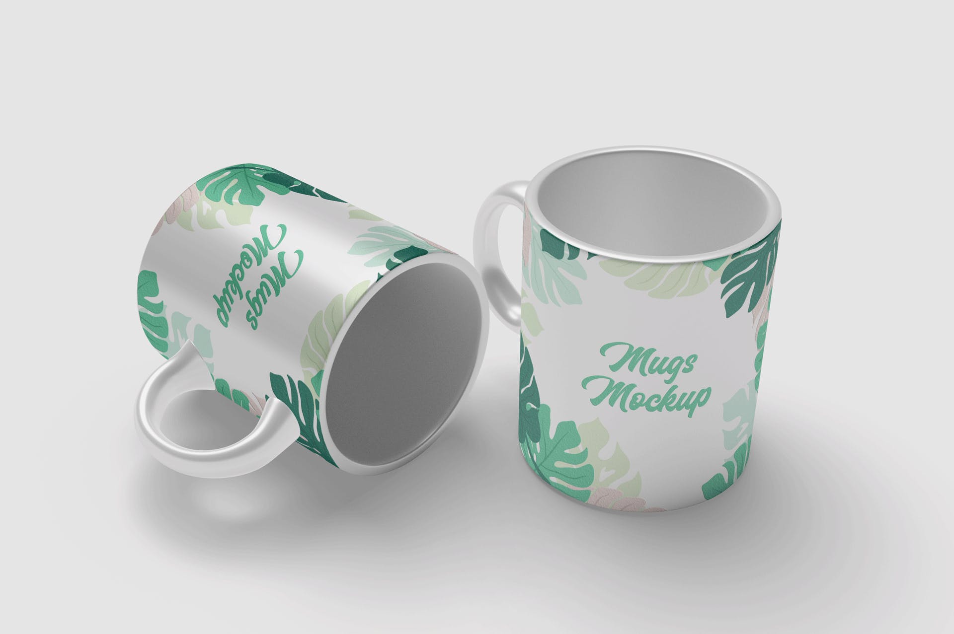 陶瓷马克杯印花图案设计预览16图库精选 Mug Mockups插图(2)