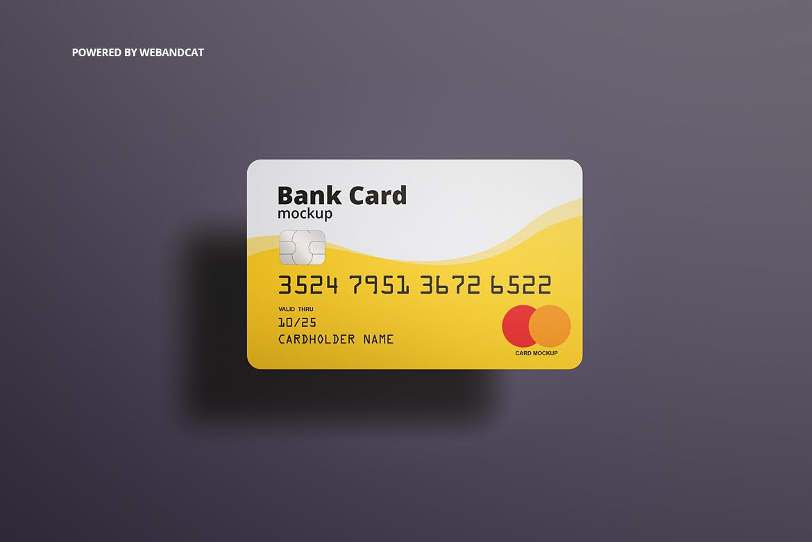 银行卡/会员卡版面设计效果图素材库精选模板 Bank / Membership Card Mockup插图(3)