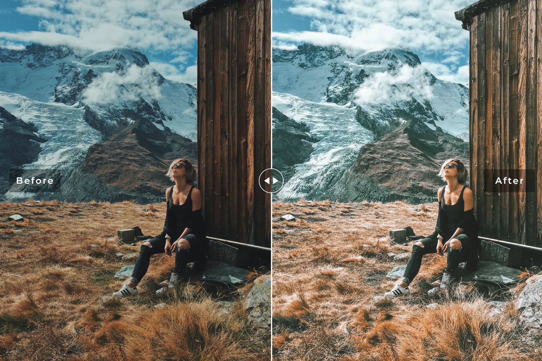 明亮不饱和色调滤镜Lightroom预设 Switzerland Mobile & Desktop Lightroom Presets插图(3)