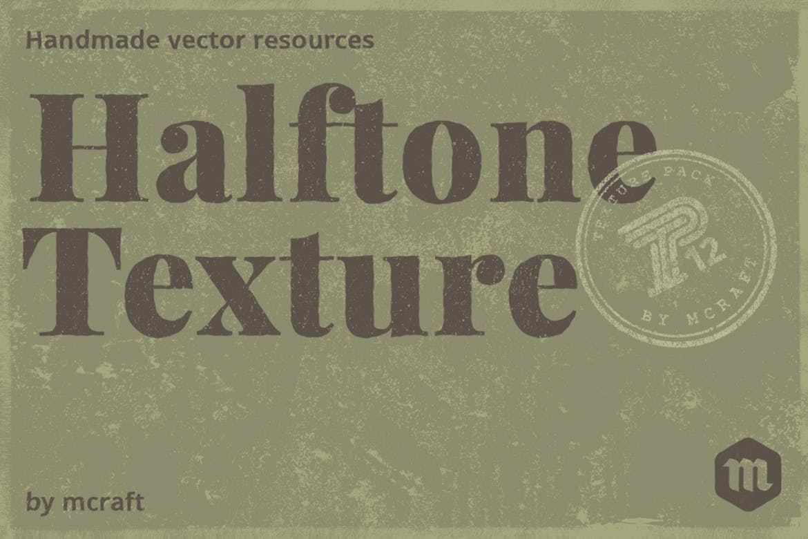15款半色调肌理纹理矢量素材库精选背景 Halftone Texture Pack Background插图