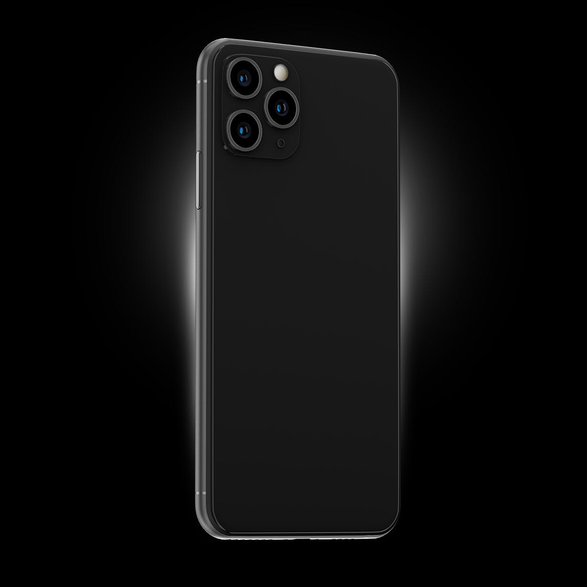 黑色iPhone 11 Pro Max智能手机APP设计预览非凡图库精选样机 Phone 11 Black PSD Mockups插图(3)