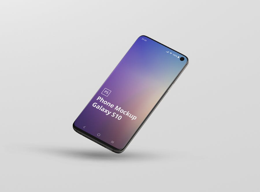 三星Galaxy S10智能手机普贤居精选样机模板 Phone Mockup Galaxy S10插图(13)