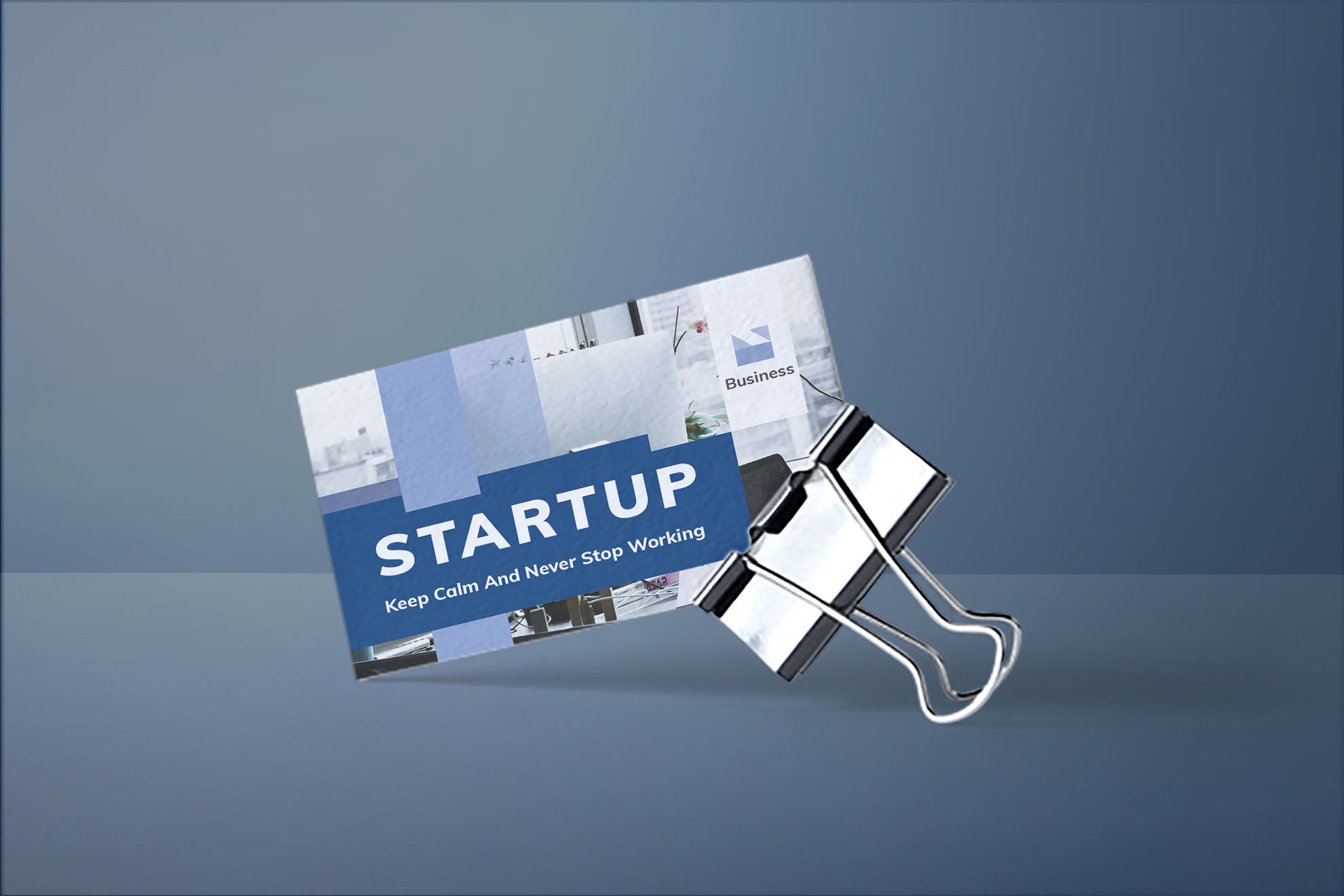 项目解决方案专家非凡图库精选名片模板 Startup Business Card插图(1)