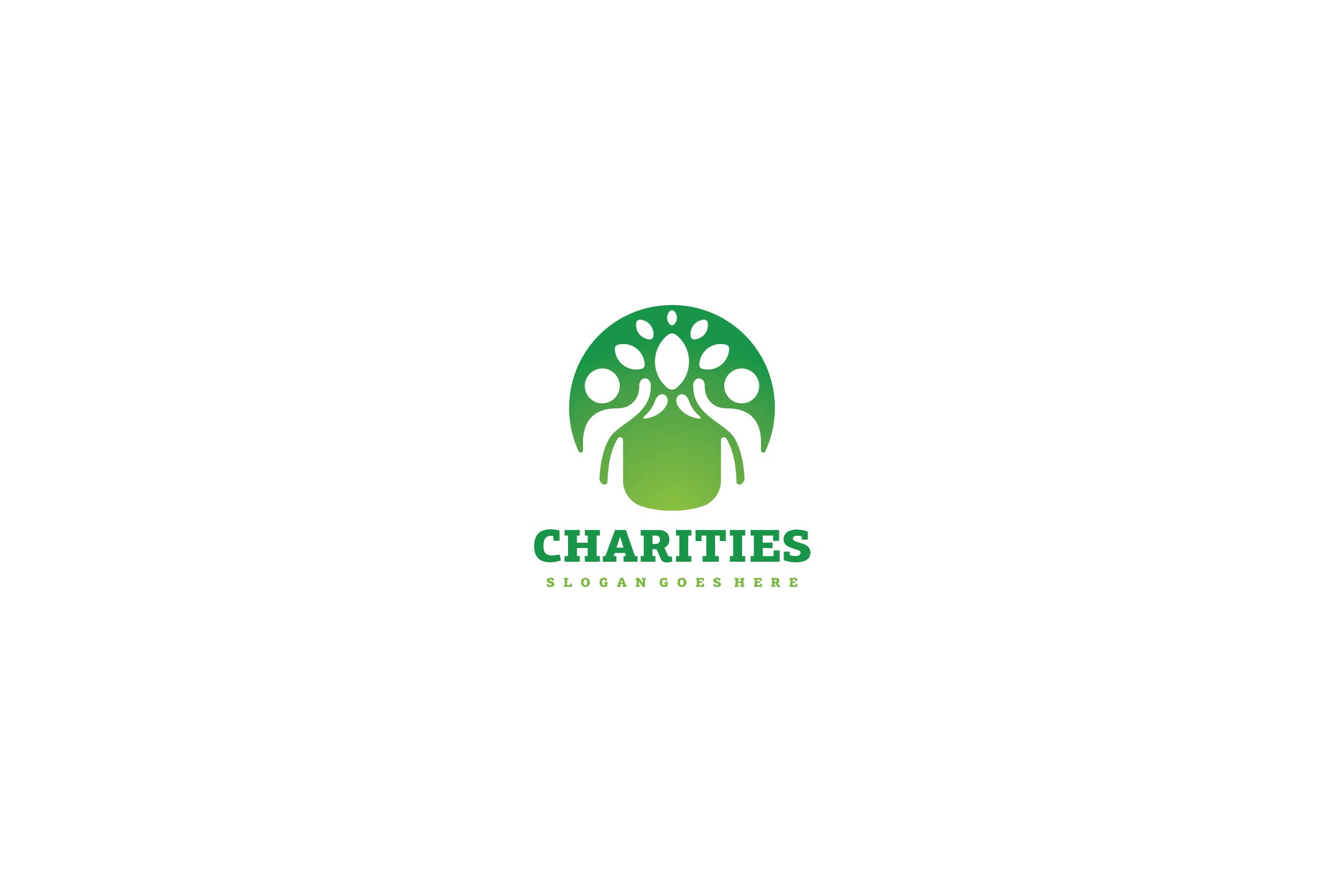 生态慈善行业Logo设计素材库精选模板 Eco Charities Logo插图