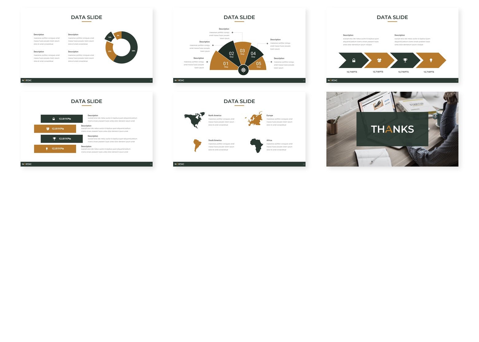 企业业务介绍Google Slide幻灯片设计模板 Nordic – Google Slide Template插图(3)