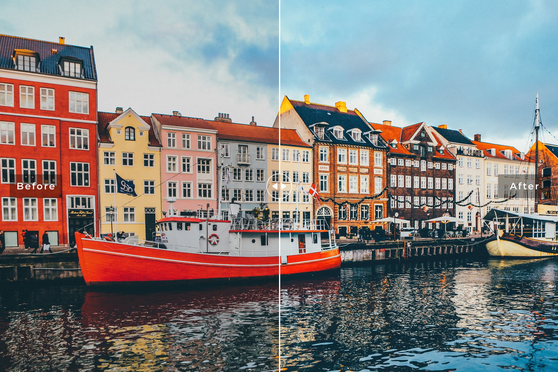 人物风景摄影亮色暖色调处理亿图网易图库精选LR预设下载 Copenhagen Mobile & Desktop Lightroom Presets插图(4)