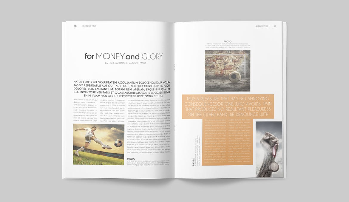 一套专业干净设计风格InDesign16设计网精选杂志模板 Magazine Template插图(5)