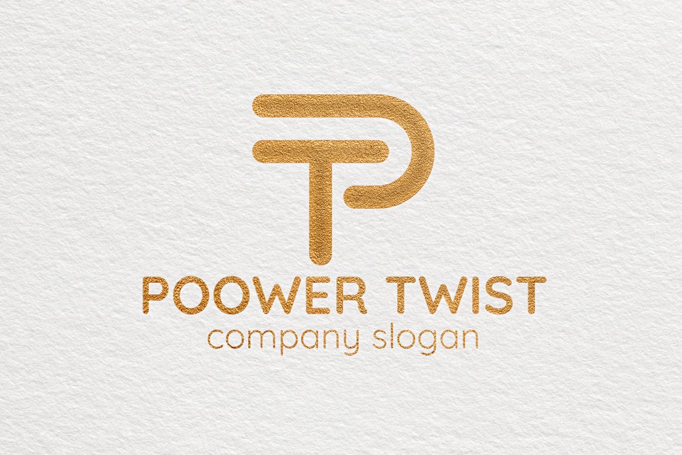 P字母图形创意Logo设计素材库精选模板 Power Twist Creative Logo Template插图(3)