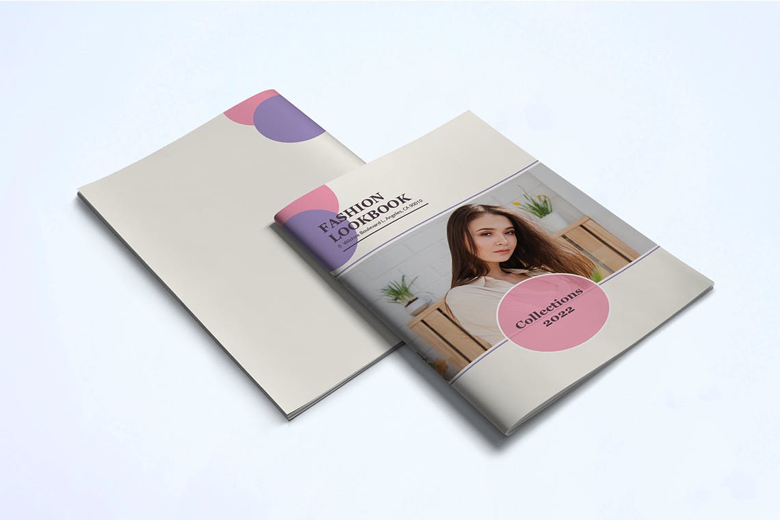 时装订货画册/新品上市产品素材库精选目录设计模板v3 Fashion Lookbook Template插图(13)