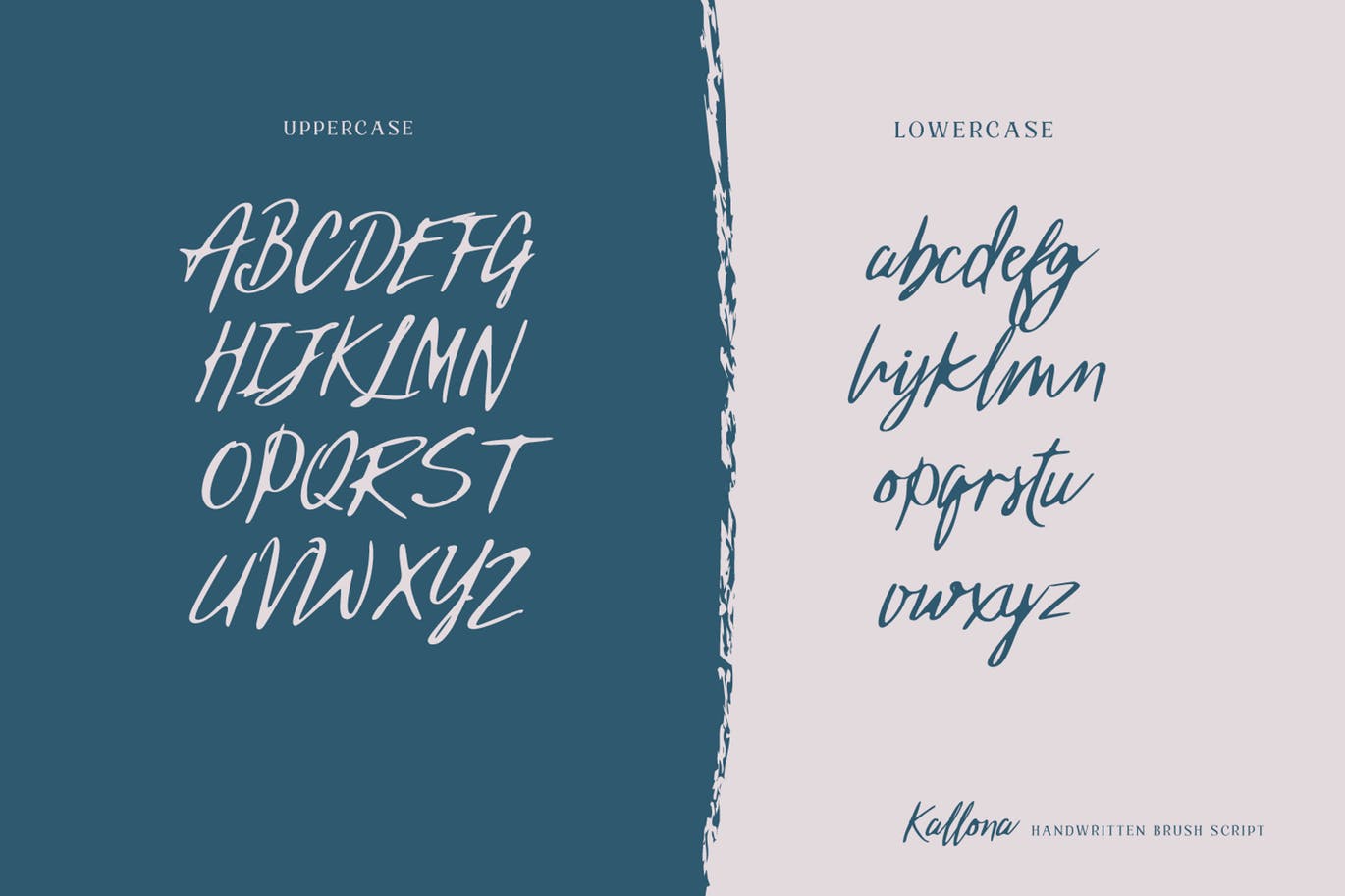 英文画笔书法字体16设计素材网精选 Kallona – Natural Brush Script font插图(3)