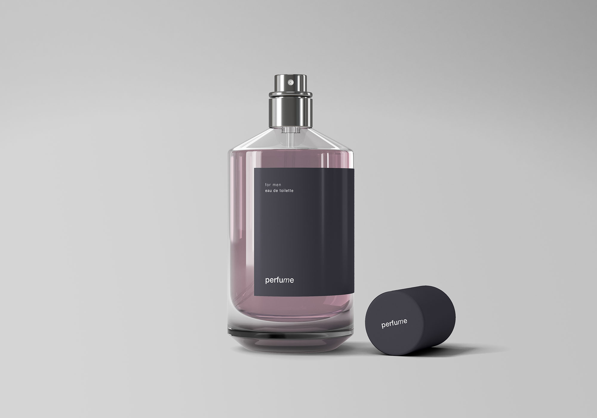 经典香水瓶产品外观设计展示素材库精选 Classic Perfume Mockup插图
