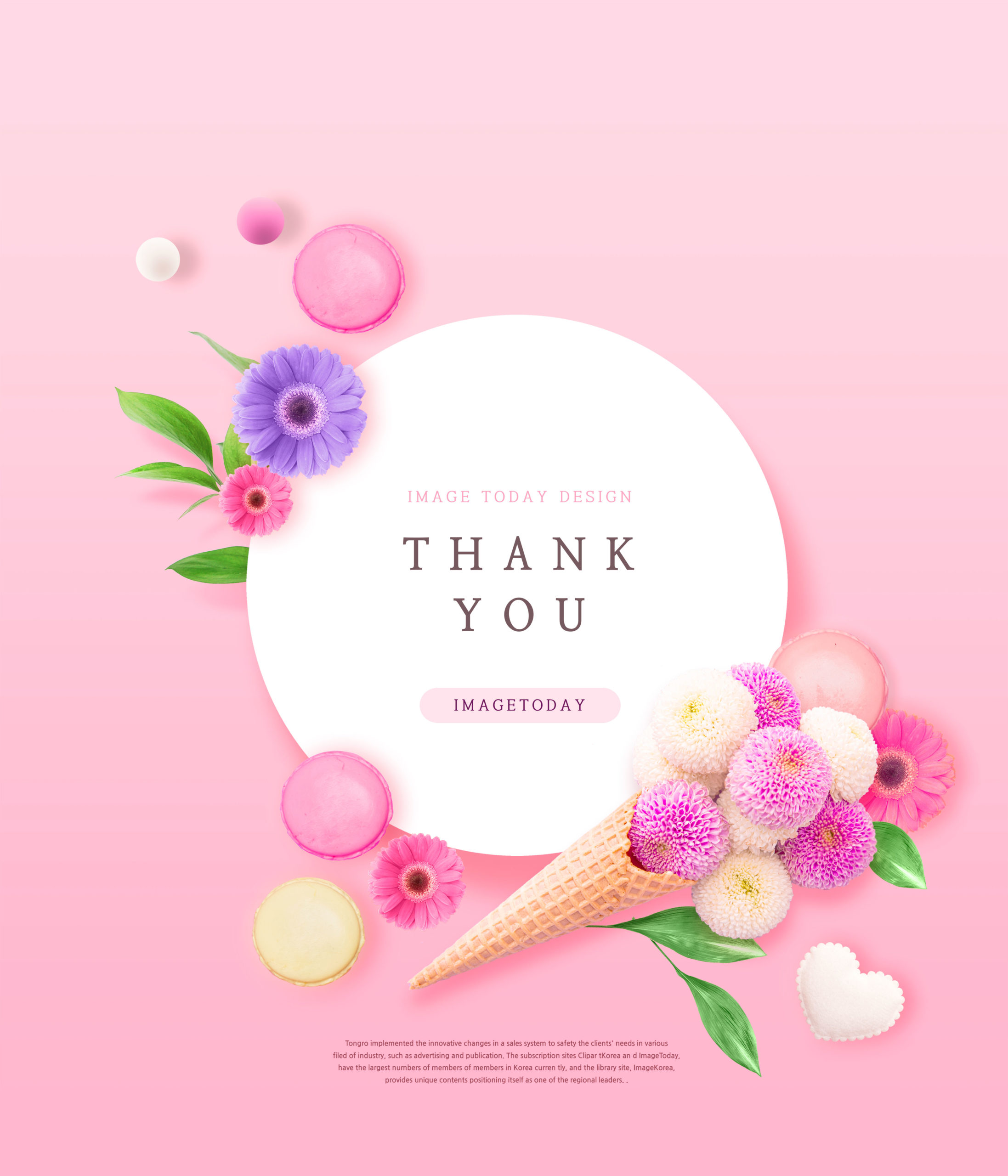 粉色主题三八女神节贺卡/海报PSD素材素材库精选模板插图