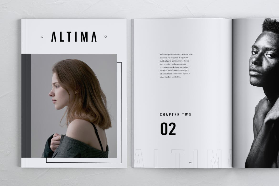 时装店新品上市产品目录画册设计模板 ALTIMA Fashion Lookbook Portfolio Brochures插图(8)