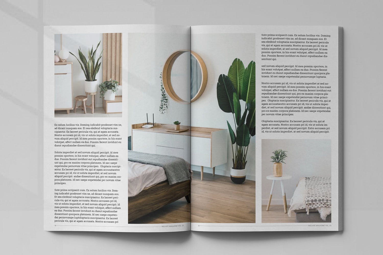 室内设计主题普贤居精选杂志排版设计模板 Inscape Interior Magazine插图(9)