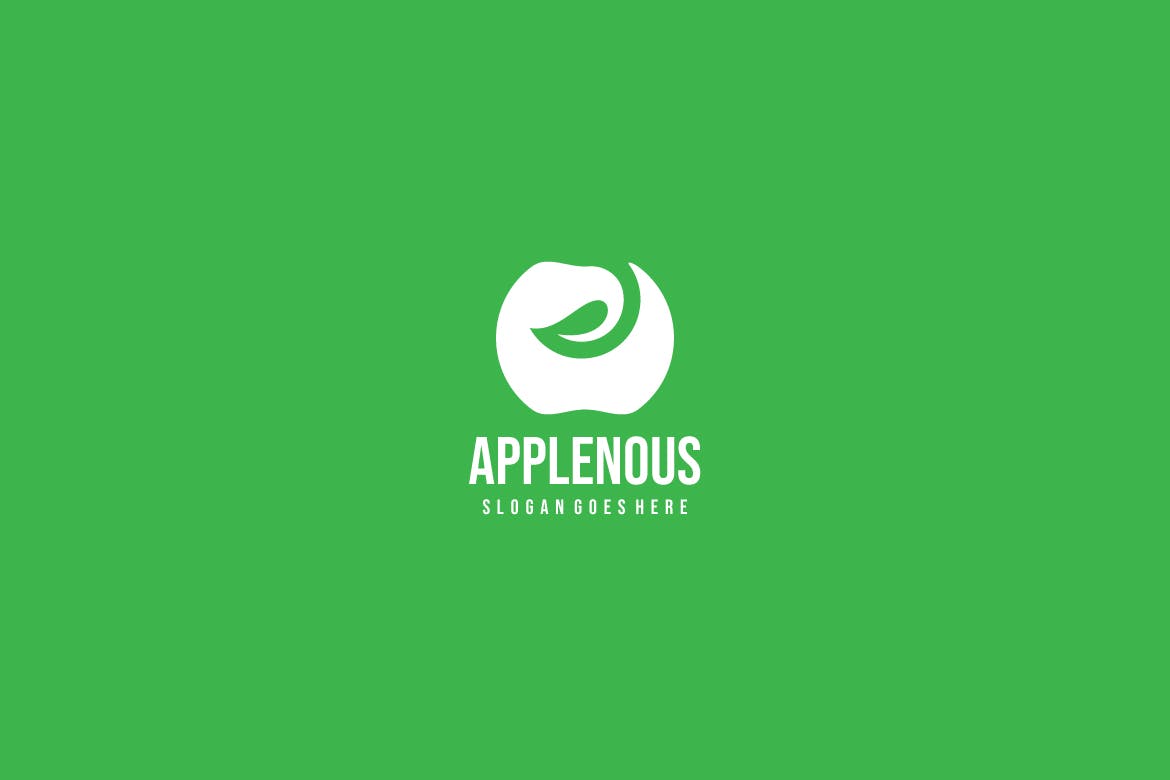 创意苹果图形Logo设计素材库精选模板 Apple Logo插图(2)