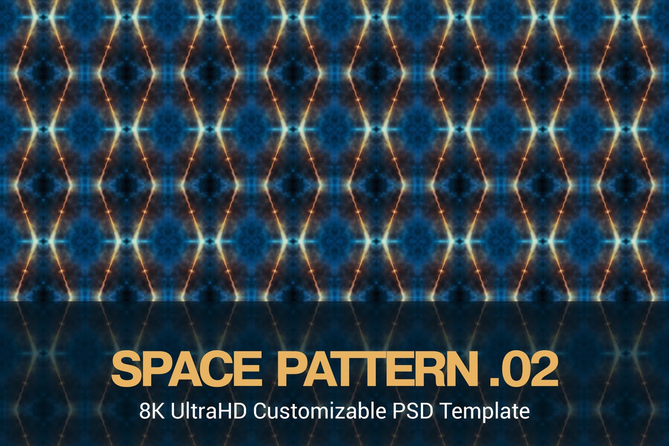 8K超高清太空主题抽象四方连续图案无缝背景素材v2 8K UltraHD Seamless Space Pattern Background插图