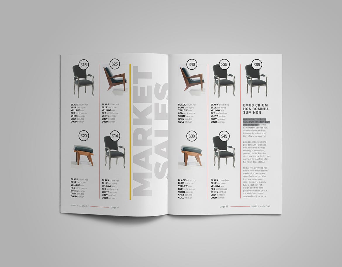 人物采访人物专题素材库精选杂志排版设计InDesign模板 InDesign Magazine Template插图(15)