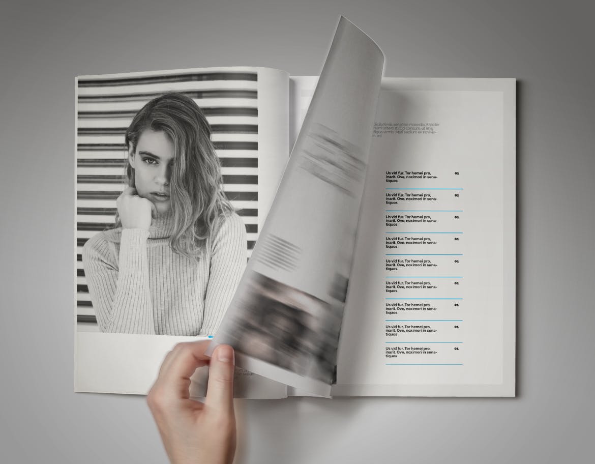 现代版式设计时尚素材库精选杂志INDD模板 Simplifly | Indesign Magazine Template插图(2)