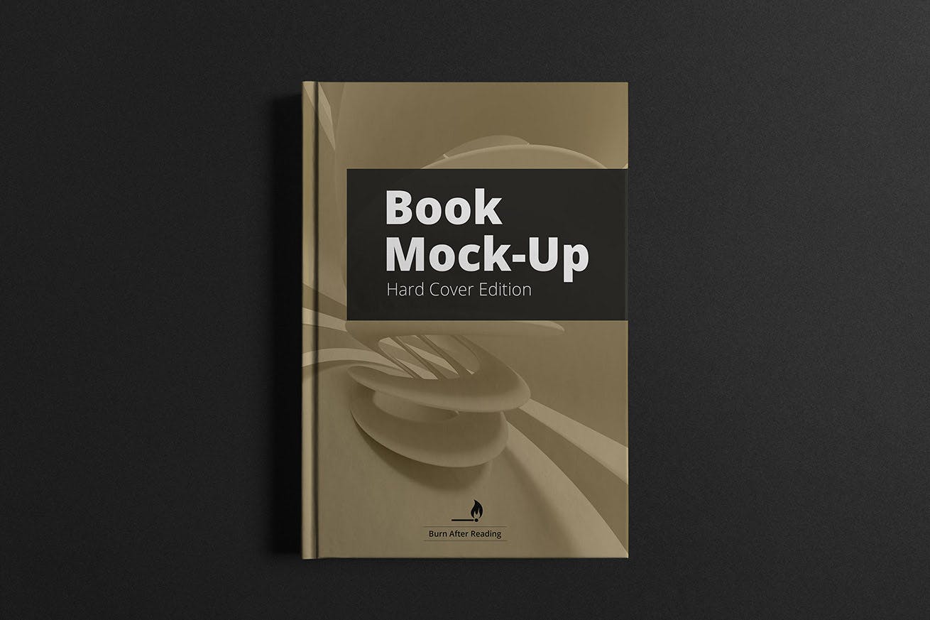 精装图书内页排版设计展示样机非凡图库精选模板 Hard Cover Book Mockup插图(3)