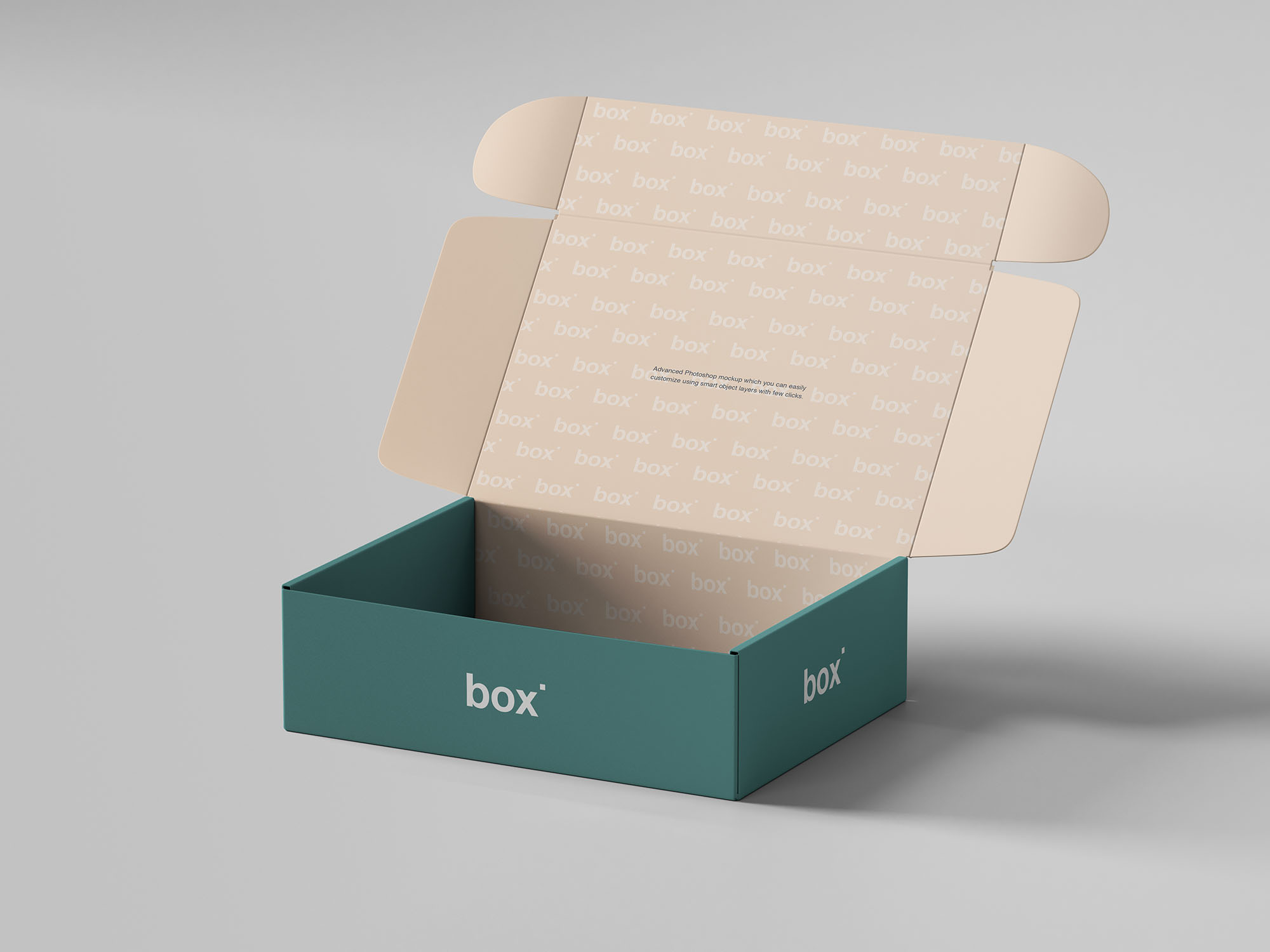 鞋盒包装设计展示普贤居精选模板素材 Pinch Lock Box Mockup插图
