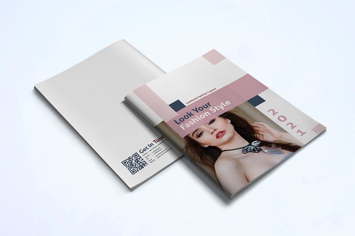 女性时尚服饰产品画册素材库精选Lookbook设计模板 Fashion Lookbook Template插图(13)
