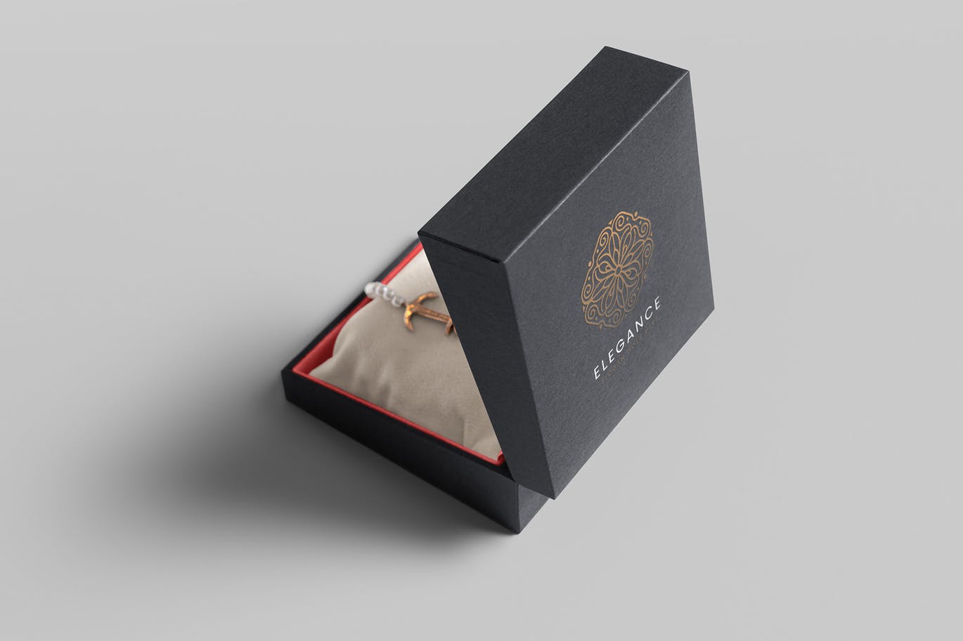 珠宝包装盒设计图素材中国精选模板 Jewelry Packaging Box Mockups插图(4)