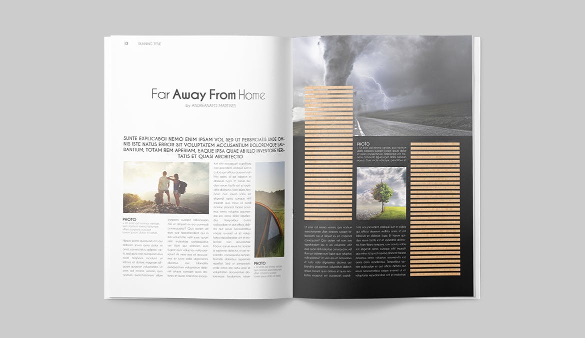 一套专业干净设计风格InDesign16设计网精选杂志模板 Magazine Template插图(6)