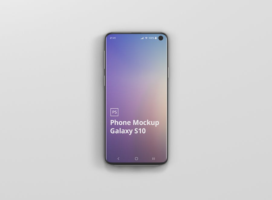 三星Galaxy S10智能手机普贤居精选样机模板 Phone Mockup Galaxy S10插图(4)