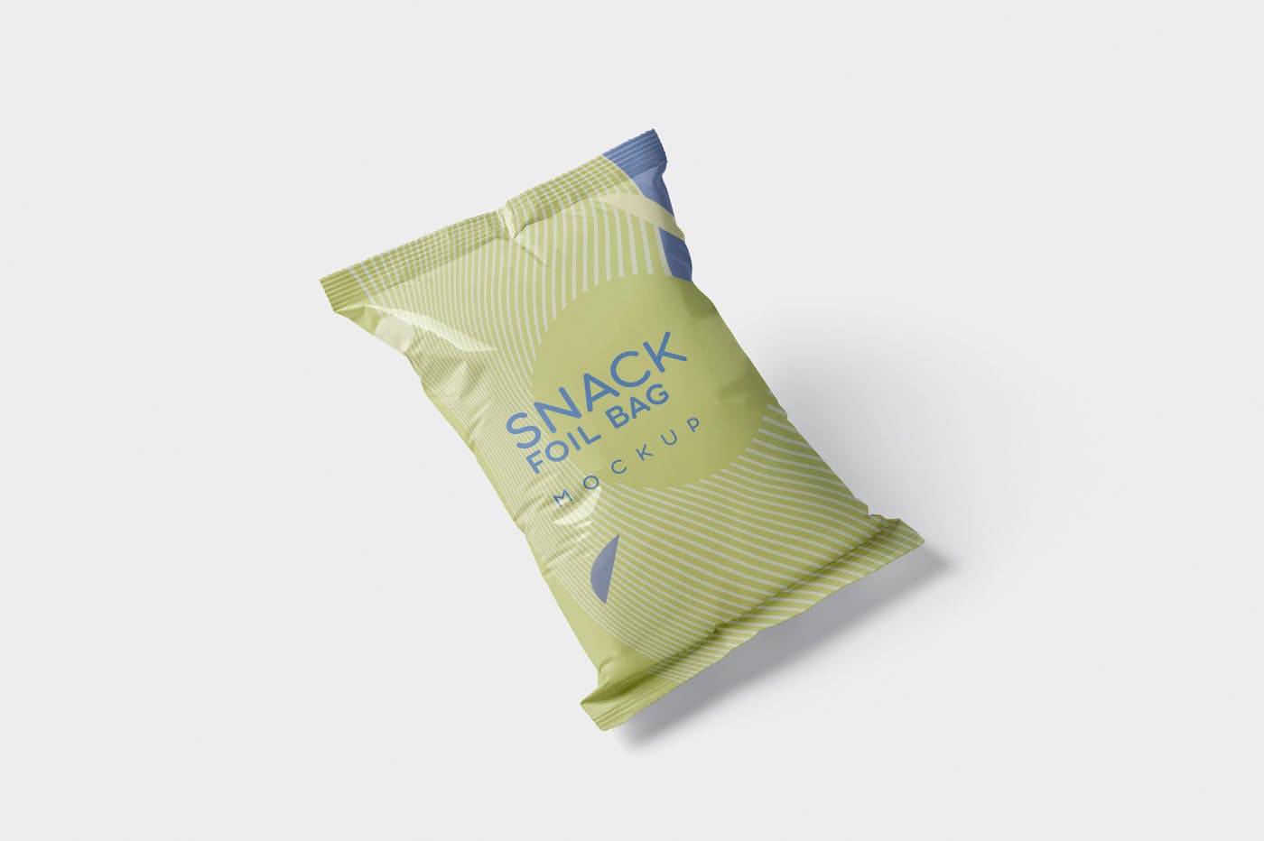 小吃零食铝箔袋/塑料包装袋设计图素材库精选 Snack Foil Bag Mockup – Plastic插图(3)