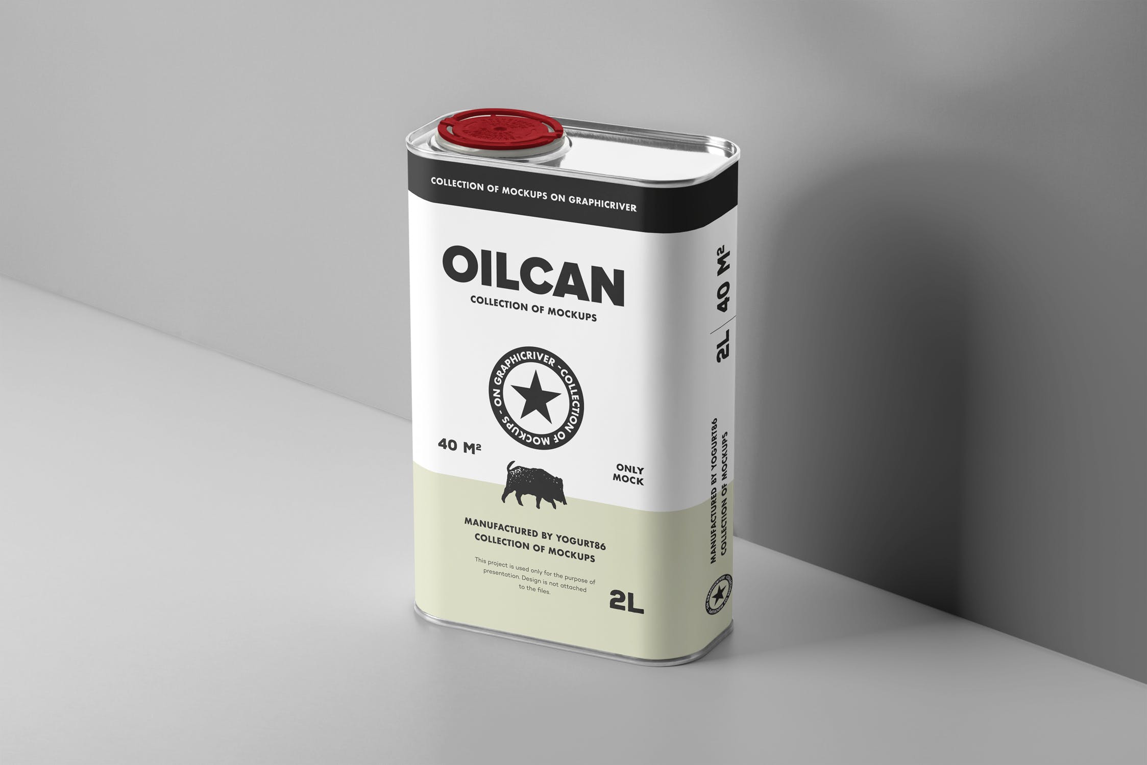 方形油罐外观设计图16设计网精选模板 Oil Can Mock-up插图(4)