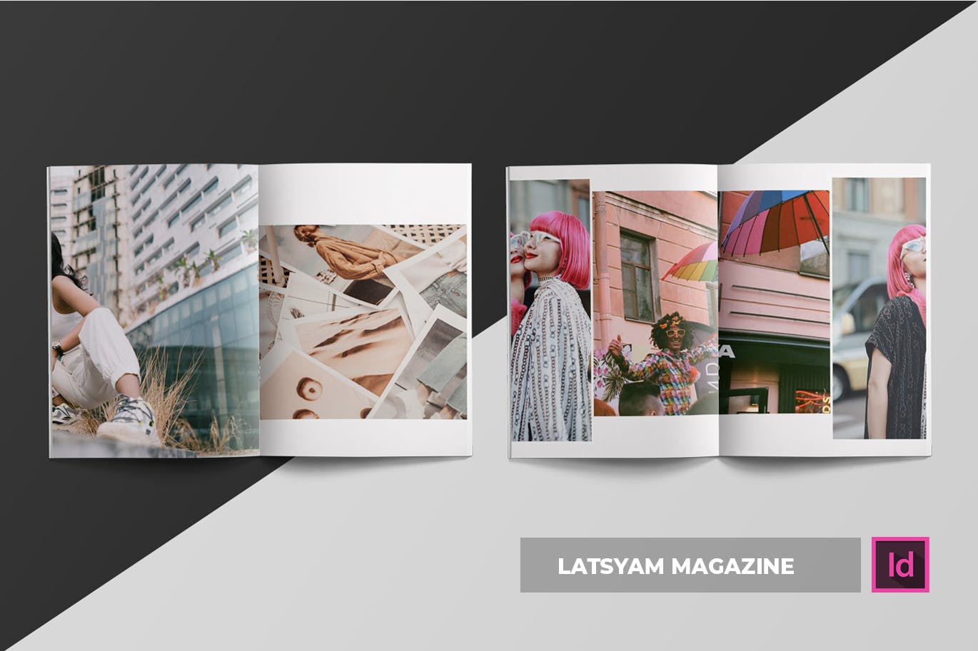 时尚主题16设计网精选杂志版式设计INDD模板 Latsyam | Magazine Template插图(3)