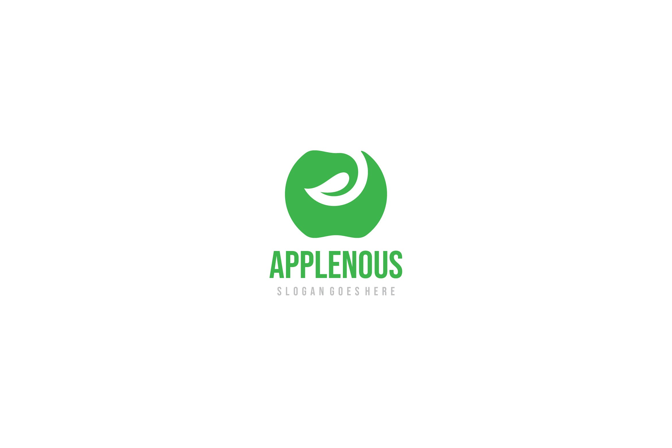 创意苹果图形Logo设计素材库精选模板 Apple Logo插图
