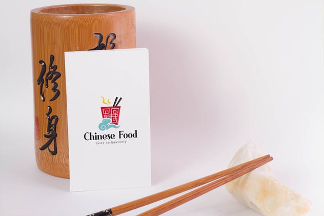 亚洲美食菜单版式设计效果图样机素材中国精选 Asian Food Mock Up插图(2)
