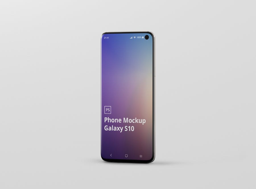 三星Galaxy S10智能手机16设计网精选样机模板 Phone Mockup Galaxy S10插图(9)