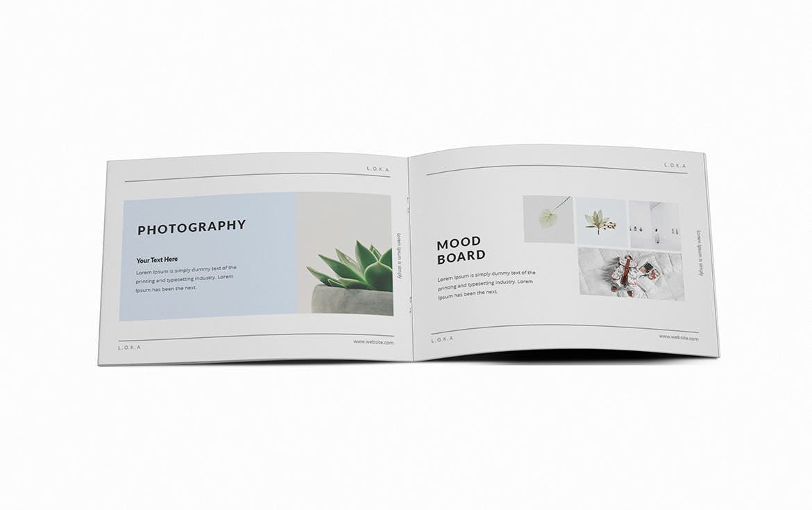 A5尺寸企业横版画册设计模板 Company Branding A5 Brochure Template插图(10)