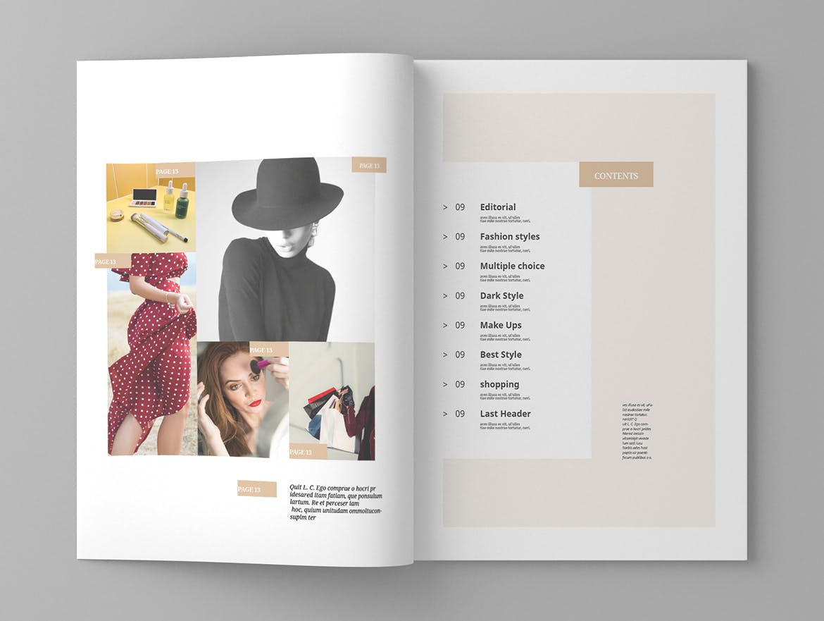 女性时尚主题普贤居精选杂志排版设计模板 Requise – Magazine Template插图(2)