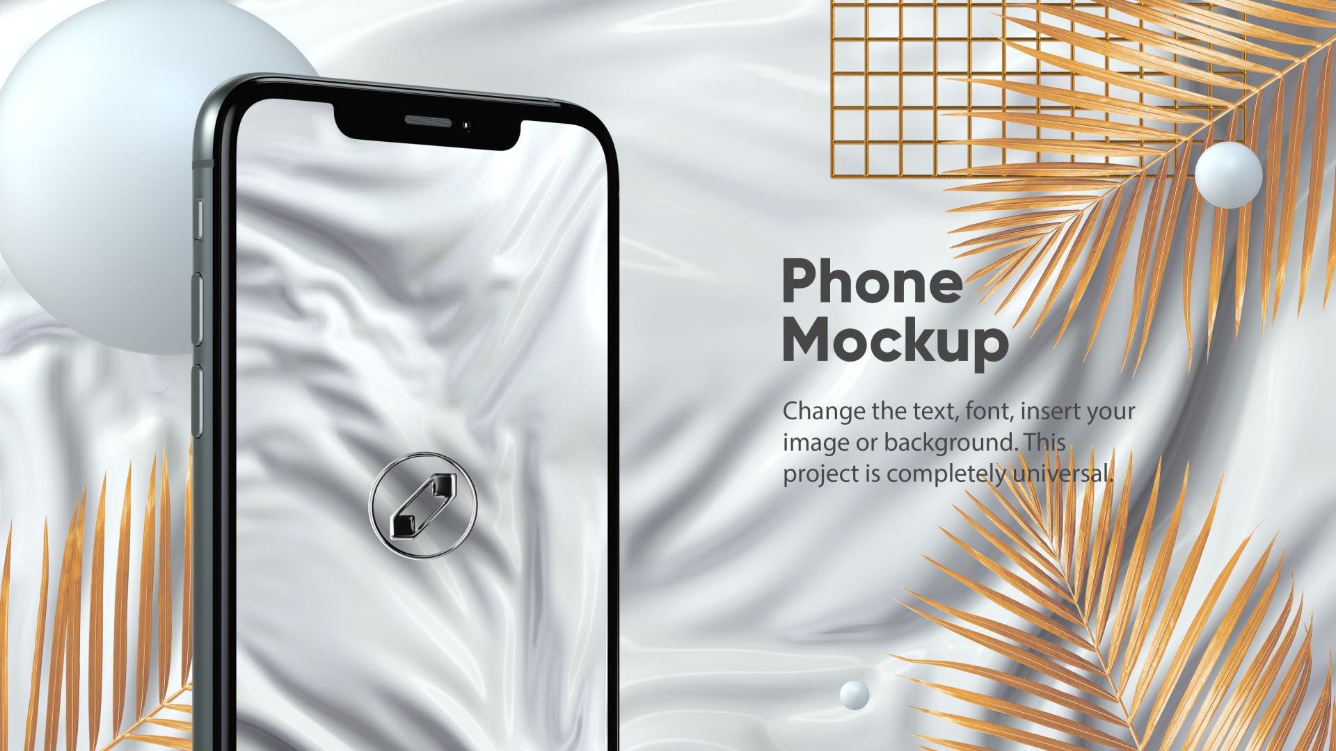 优雅时尚风格3D立体风格iPhone手机屏幕预览16图库精选样机 10 Light Phone Mockups插图(7)
