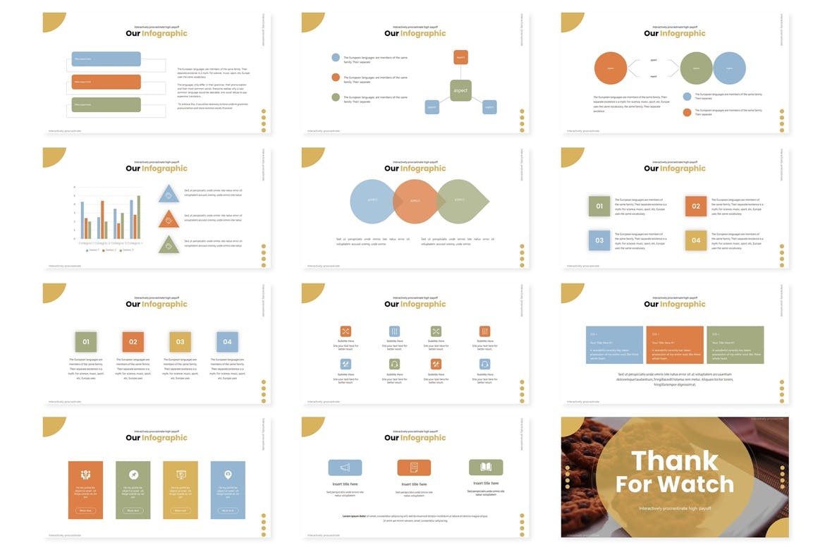 烘焙主题品牌推介16设计素材网精选Google演示模板 Oat Cookies – Google Slide Template插图(4)