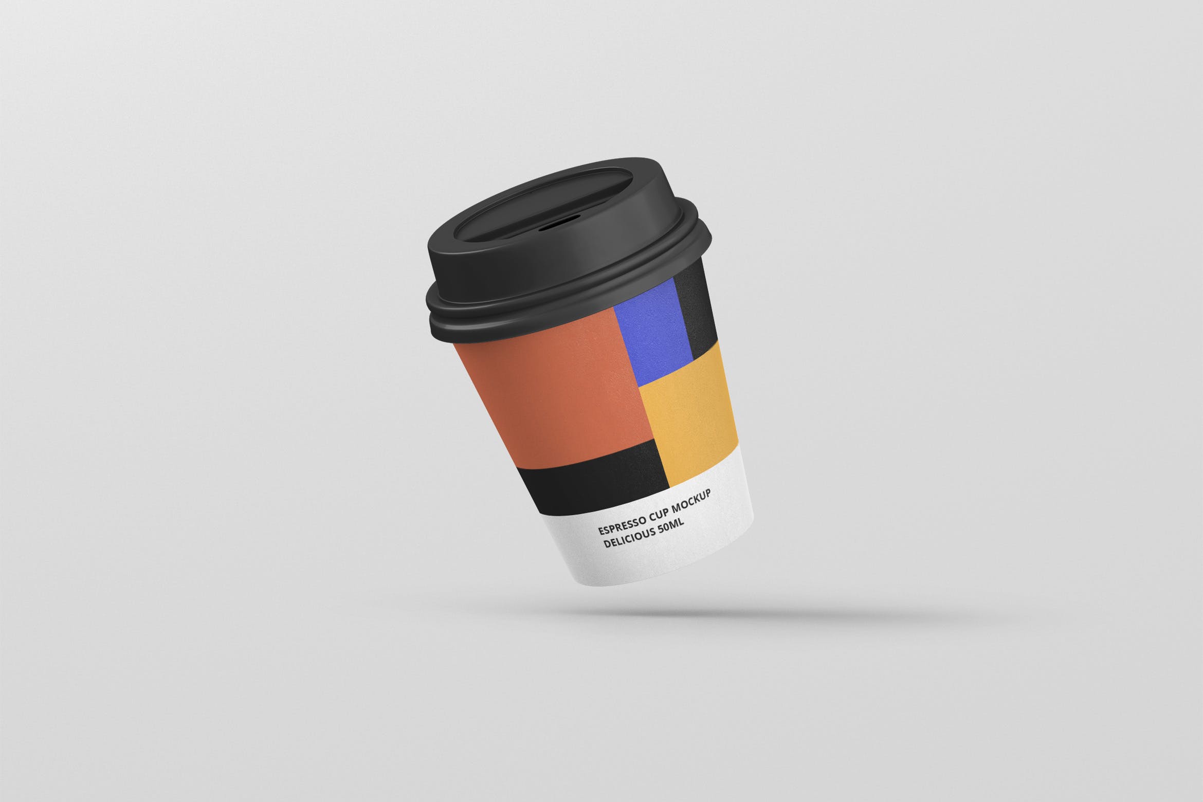 浓缩咖啡杯一次性纸杯素材库精选 Espresso Coffee Cup Mockup插图