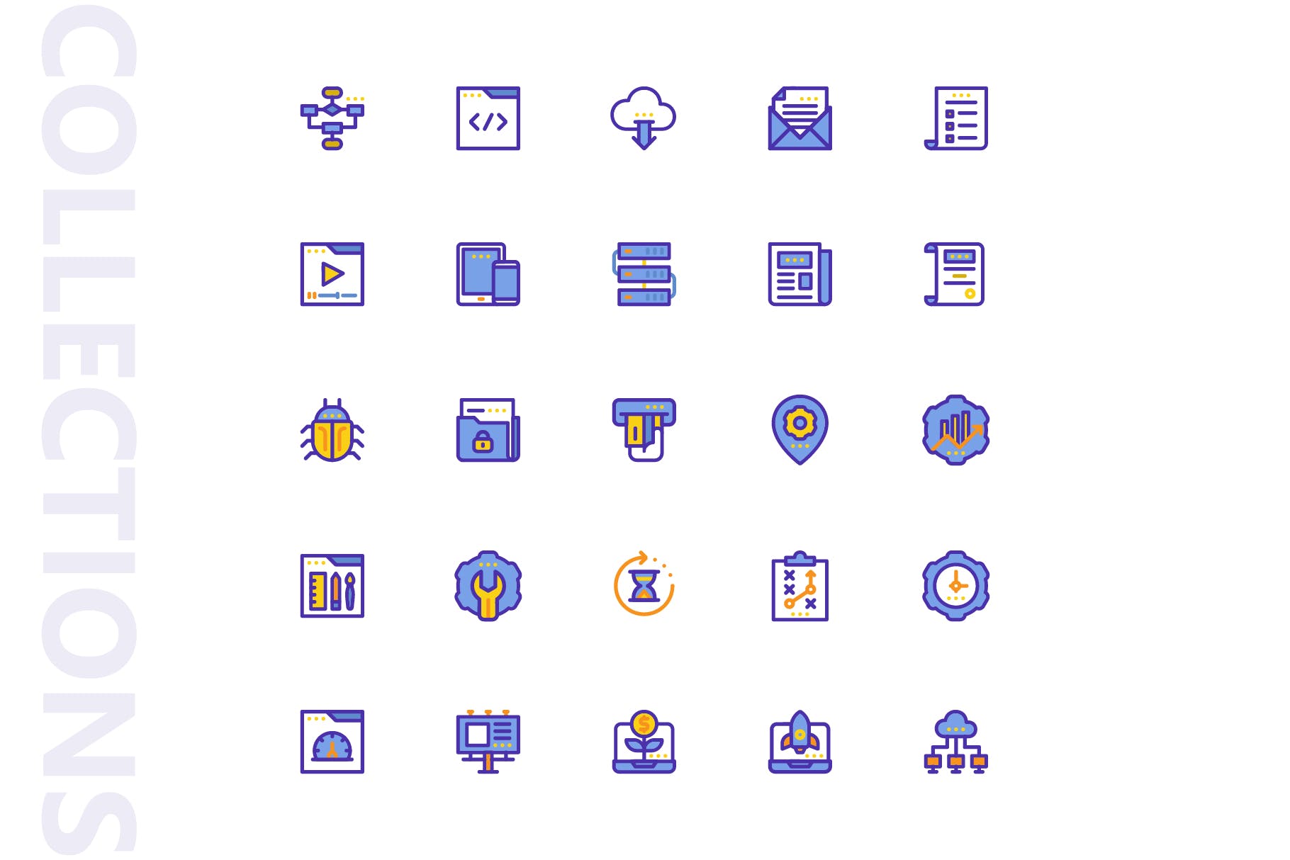 25枚SEO搜索引擎优化营销矢量填充16设计素材网精选图标v1 SEO Marketing Filled Icons插图(3)
