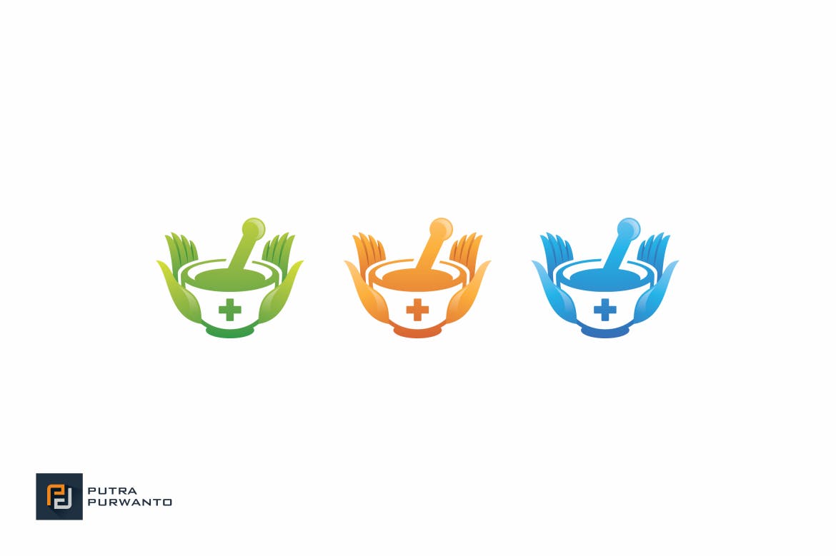 药房商标品牌Logo设计普贤居精选模板 Pharmacy – Logo Template插图(3)