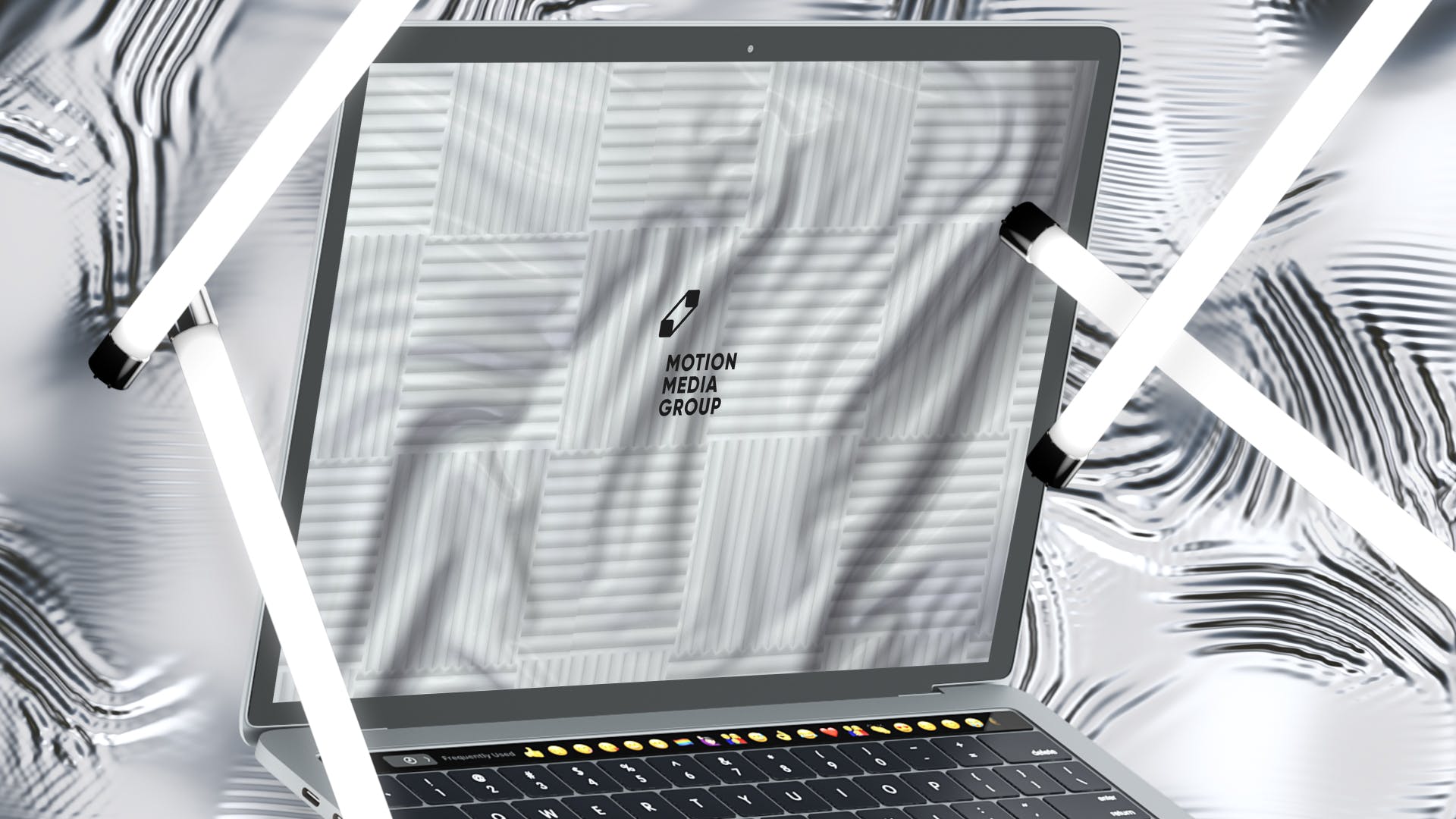 优雅时尚风格3D立体风格笔记本电脑屏幕预览素材库精选样机 10 Light Laptop Mockups插图(6)