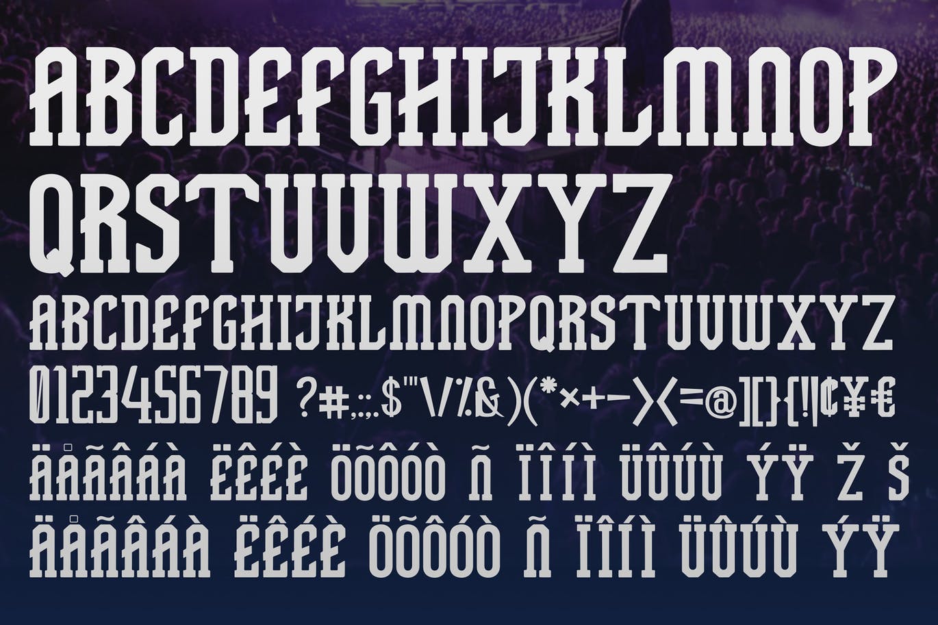 电子竞技游戏风格英文衬线字体16设计素材网精选 Legionaire – Font插图(2)
