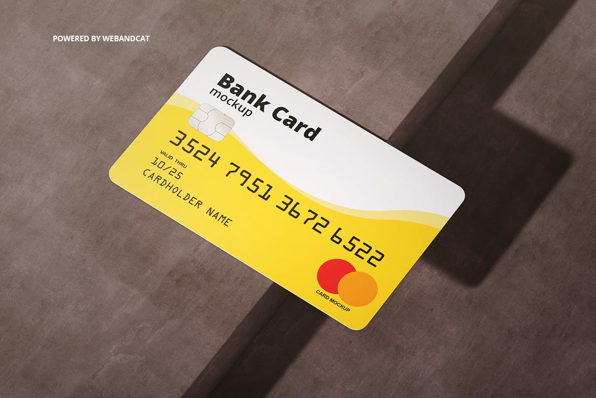 银行卡/会员卡版面设计效果图素材库精选模板 Bank / Membership Card Mockup插图(11)