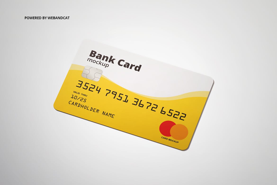 银行卡/会员卡版面设计效果图16图库精选模板 Bank / Membership Card Mockup插图(10)