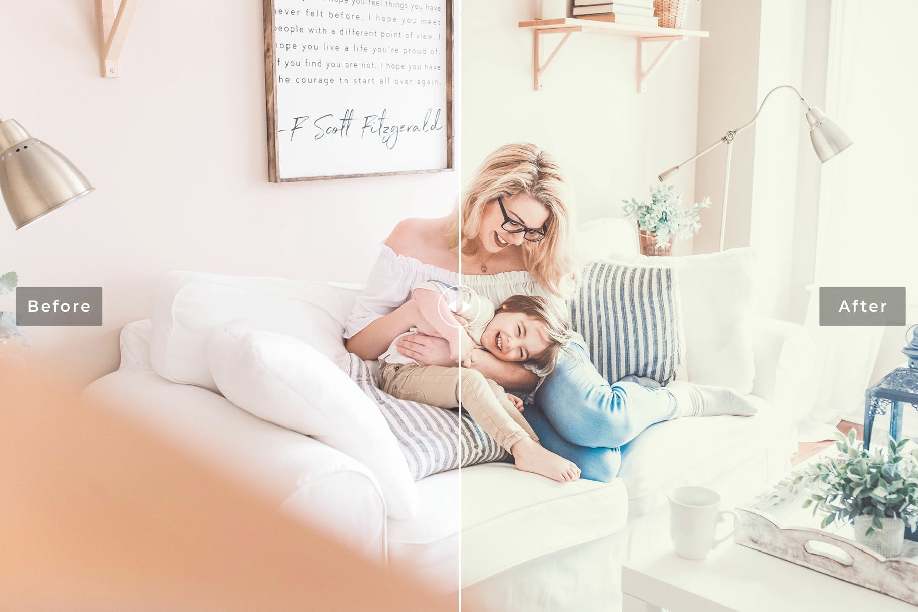 全家福家庭生活照片调色滤镜16图库精选LR预设 Family Professional Lightroom Presets插图(4)