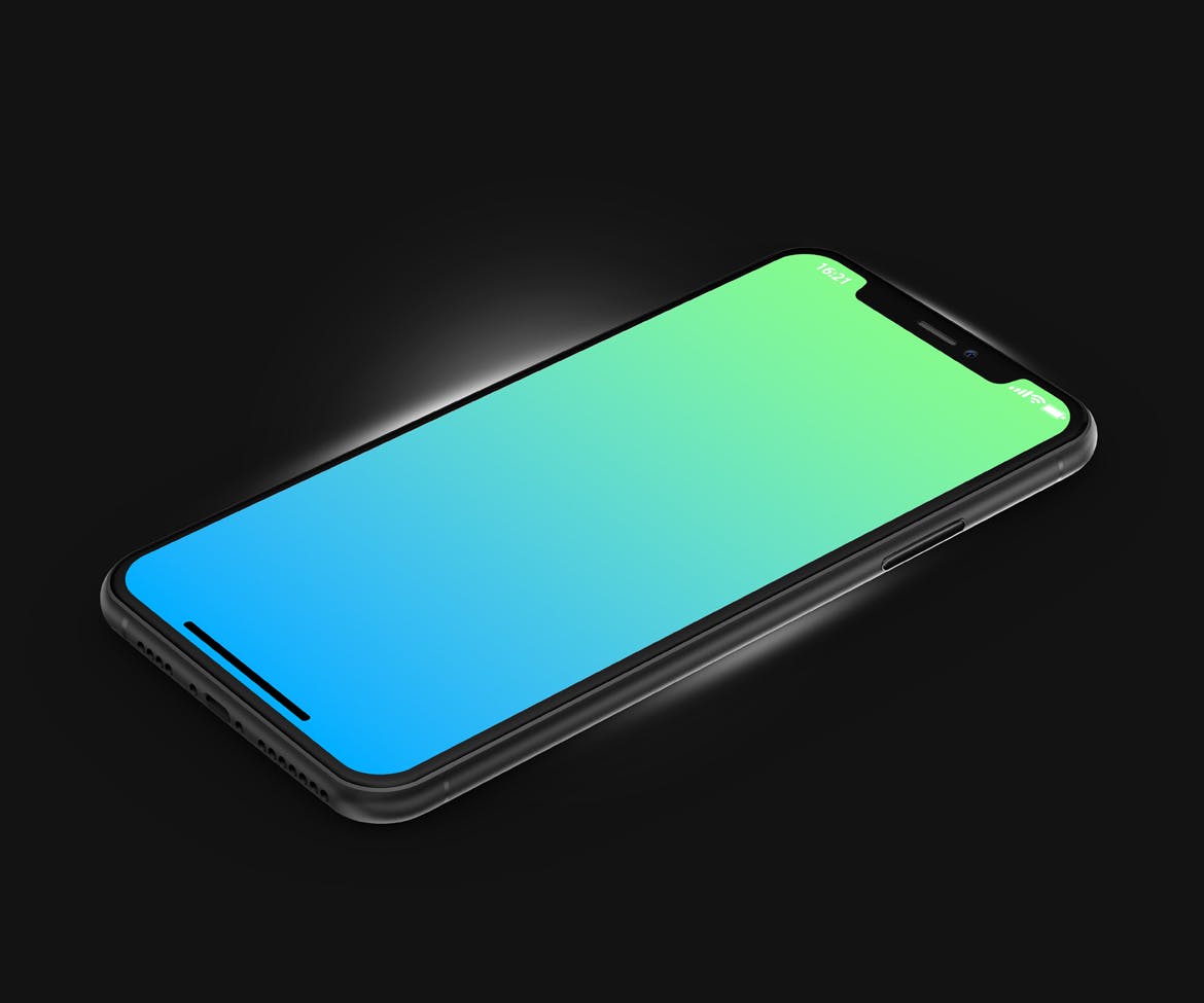 酷黑色iPhone 11 Pro Max屏幕预览非凡图库精选样机模板 Phone 11 Black PSD Mockups插图(3)