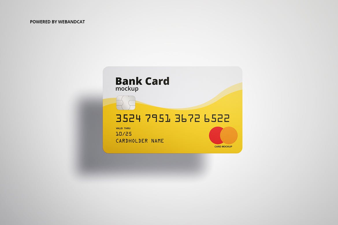 银行卡/会员卡版面设计效果图素材库精选模板 Bank / Membership Card Mockup插图(4)